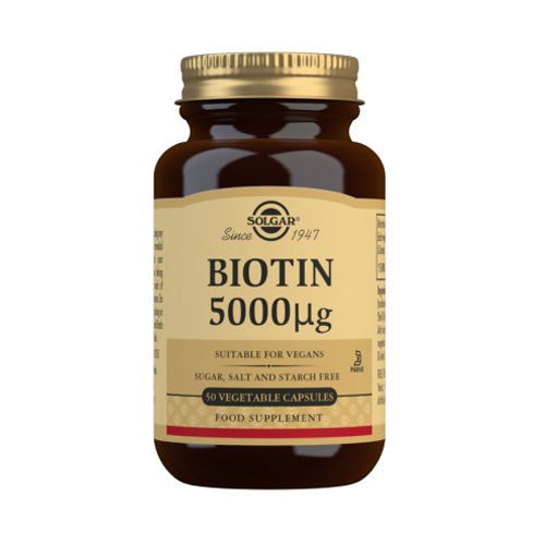 Solgar Biotin 5000mcg 50 tablets