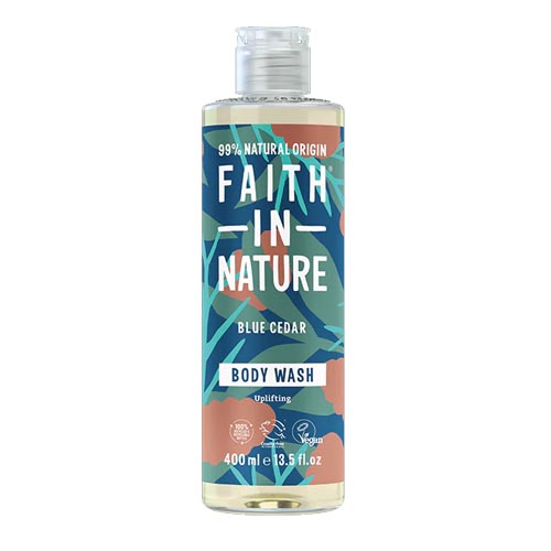Faith in Nature Blue Cedar Body wash for men