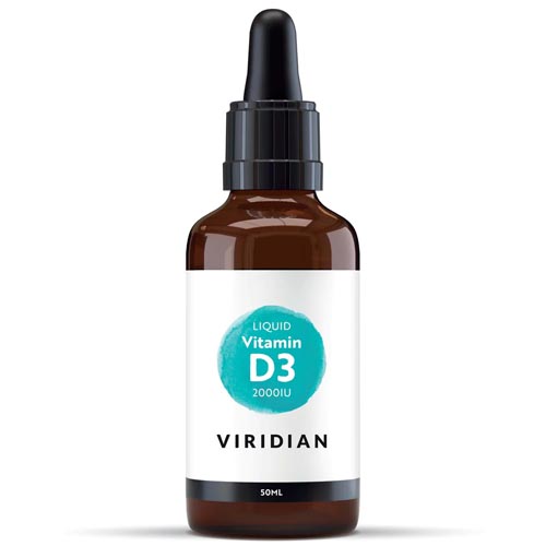 Viridian Liquid vitamin D3 50ml