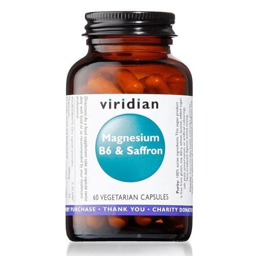 Viridian Magnesium B6 Saffron capsules
