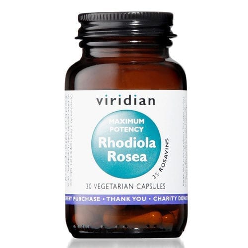Viridian Maximum Potency Rhodiola 30 capsules