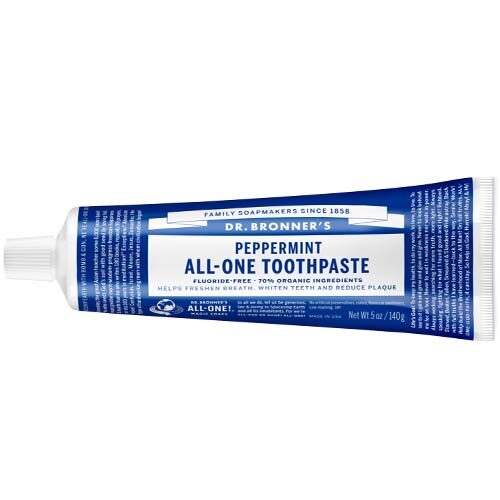 Dr Bronner Peppermint toothpaste