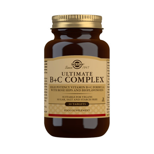 Solgar Ultimate B+C Complex 30 Tablets - Health Matters