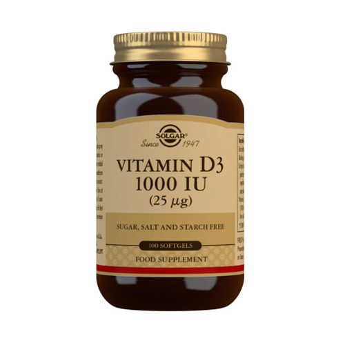 Solgar Vitamin D3 1000iu 100 Softgels
