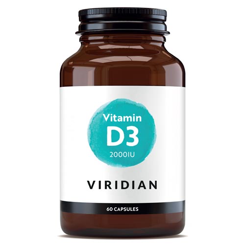 Viridian Vitamin D3 2000iu 60 capsules
