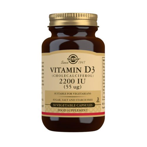 Solgar Vitamin D3 2200iu 50 Capsules