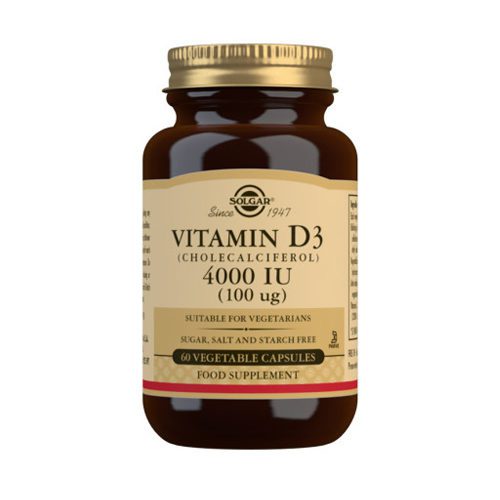 Solgar Vitamin D3 4000iu 60 capsules