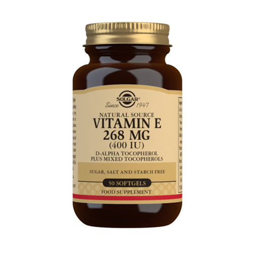 Solgar Vitamin E 268mg 50 Softgels