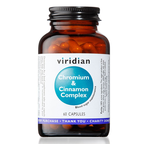 Viridian Chromium And Cinnamon Capsules