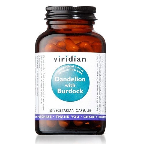 Viridian Dandelion with Burdock capsules