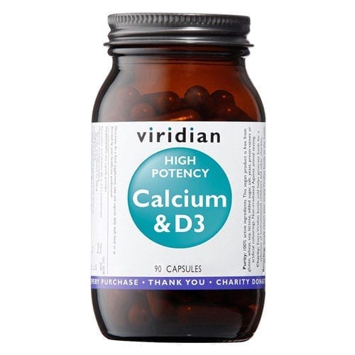 Viridian Calcium and D3 90 capsules