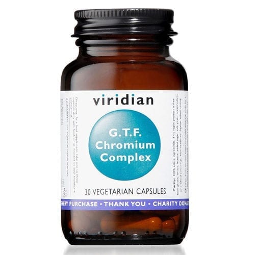 Viridian GTF Chromium Complex 30 capsules