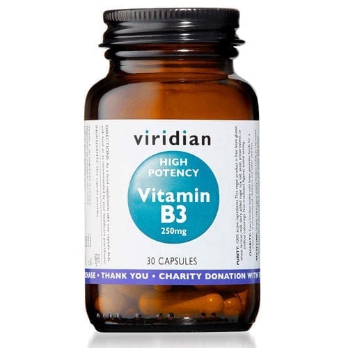 Viridian Vitamin B3 30 capsules
