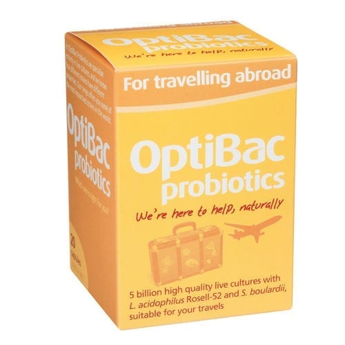 Optibac for those travelling abroad 20 capsules