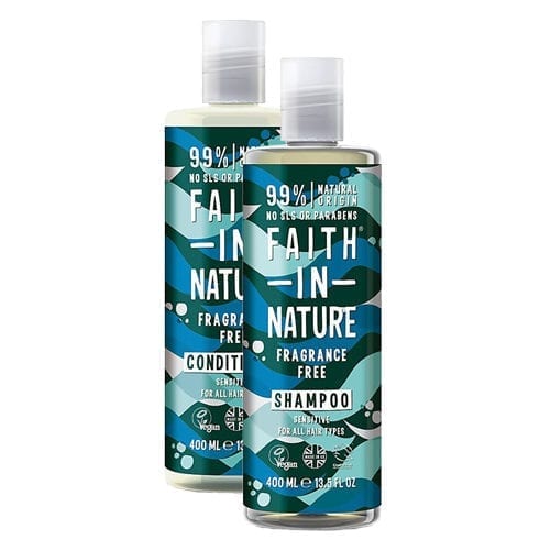 Faith unscented shampoo and conditioner