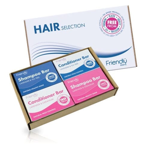 Friendly soap hair selection box