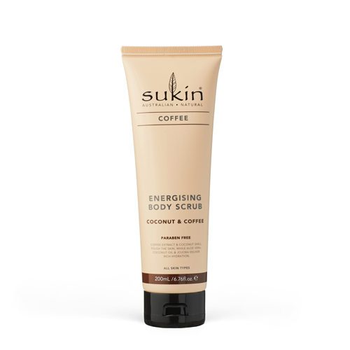 Sukin Energising Body Scrub with Coconut and Coffee 200ml