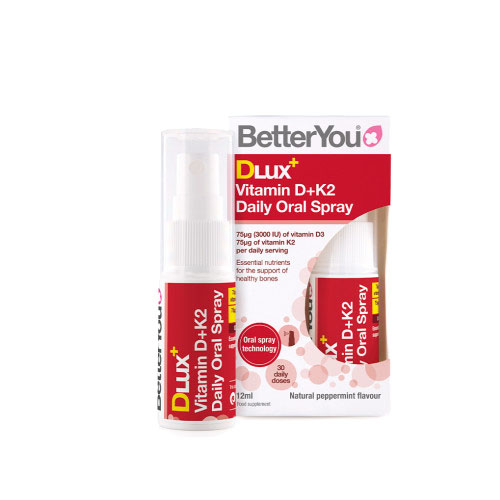 Better You DLux Vitamin D+K2 Oral Spray 12ml Health Matters