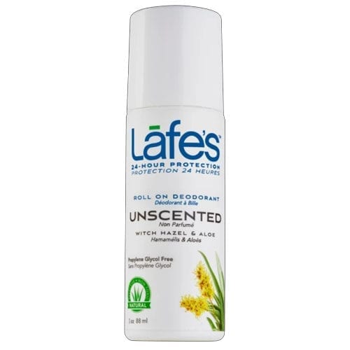 Lafes Unscented Roll On Deodorant