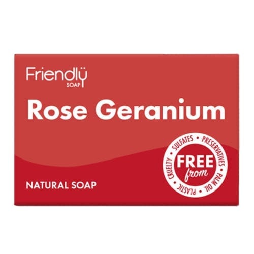Friendly Rose geranium soap bar 95g
