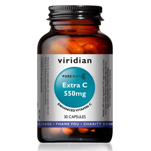 Viridian Extra c 550mg 30 capsules