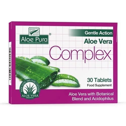 Aloe Pura Gentle Action Aloe Vera Complex 30 Tablets