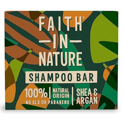 Faith In Nature Shea & Argan Shampoo bar