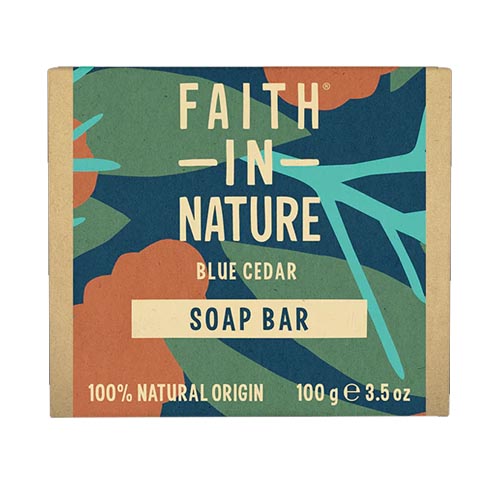 Blue cedar soap bar
