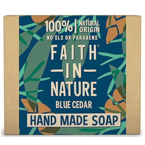 Faith In Nature Blue Cedar Soap bar