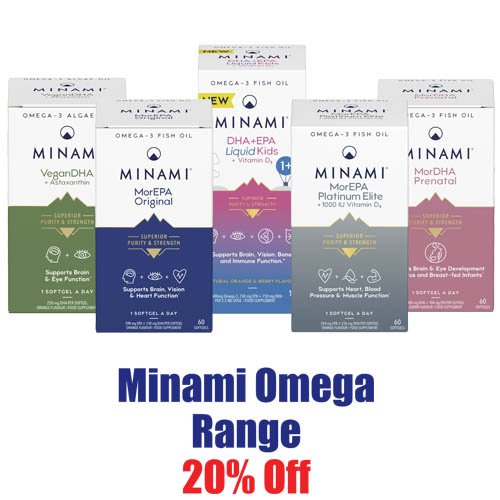 Minami Fish Oils 20% Off