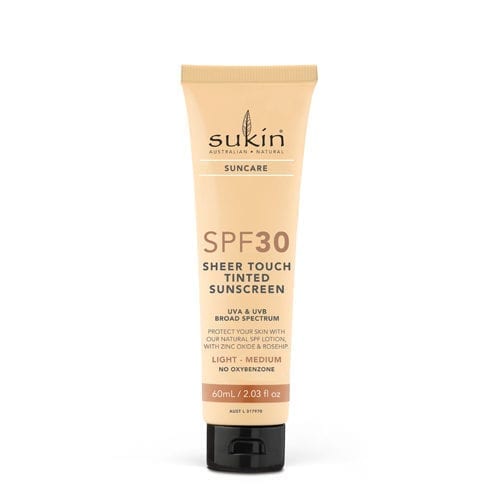 Sukin SPF Tinted Sunscreen light-medium