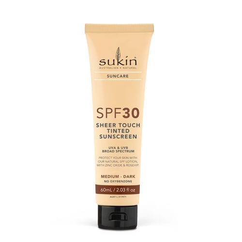 Sukin SPF Tinted Sunscreen medium-dark