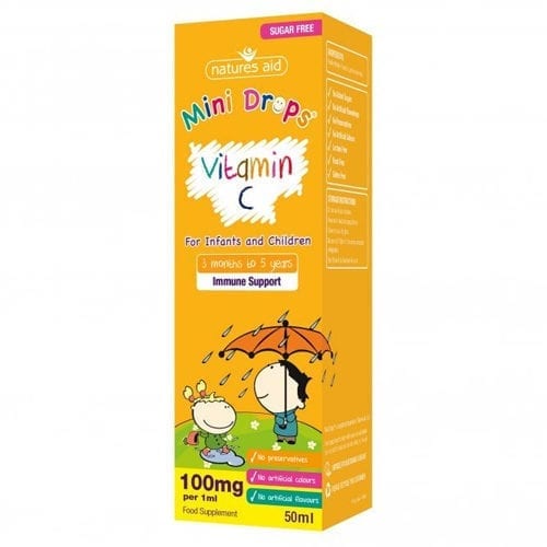Natures aid vitamin c mini drops