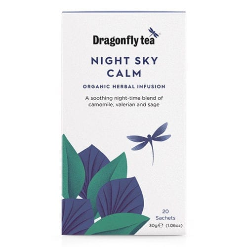Dragonfly Night Sky Calm tea
