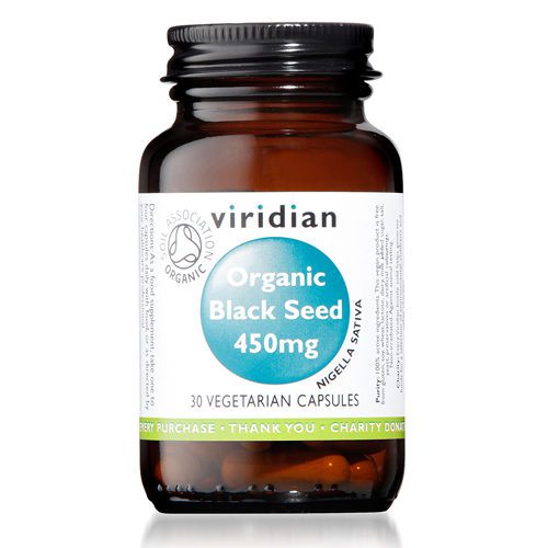Viridian Organic Black Seed 30 Capsules
