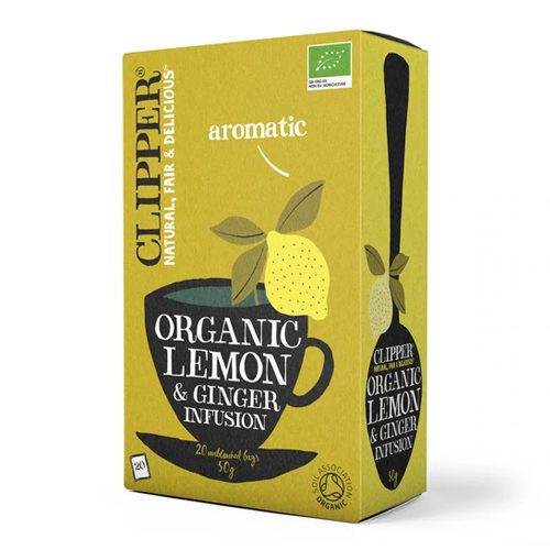 Clipper Organic Lemon & Ginger Tea 20