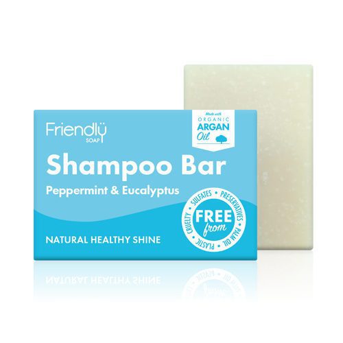 Friendly Peppermint & Eucalyptus Shampoo Bar 95g