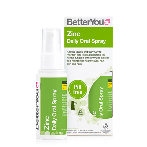 Better You Zinc Oral Spray 50ml Health Matters