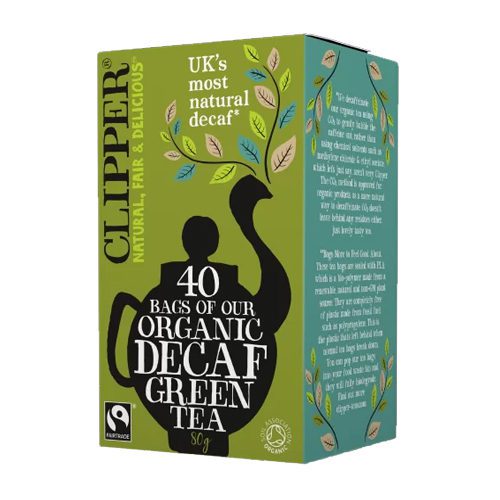 Clipper Decaf Organic Green Tea 40 bags