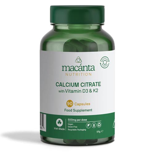 Macanta calcium citrate with D3 and K2