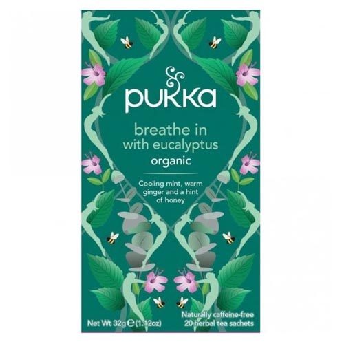 Pukka Breathe In With Eucalyptus Tea 20 Sachets