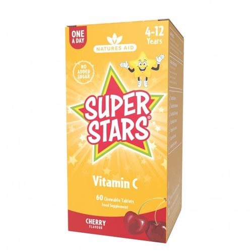 Natures Aid Super Stars Vitamin C chewable tablets