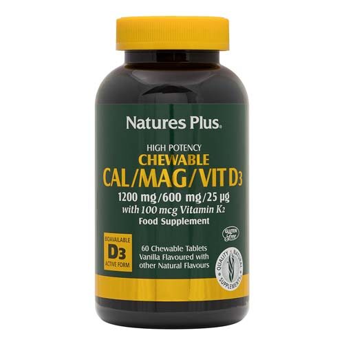 Natures Plus Cal Mag Vitamin D3 Chewable