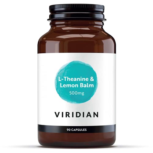 Viridian L theanine and Lemon Balm 90 capsules