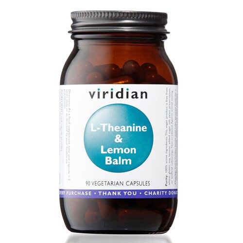 Viridian L theanine and lemon balm 90 capsules