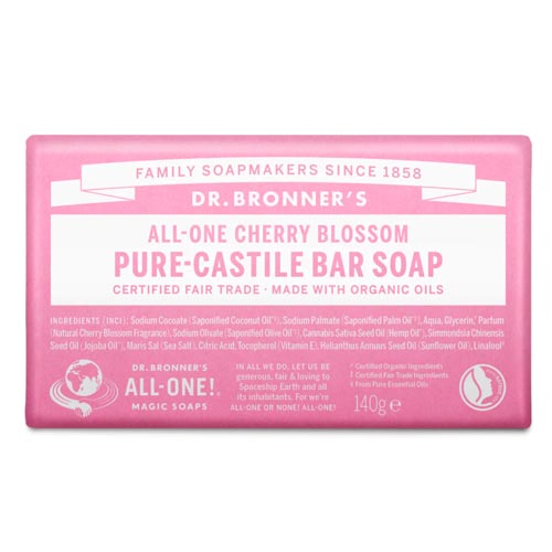 Dr Bronner Cherry Blossom Soap Bar