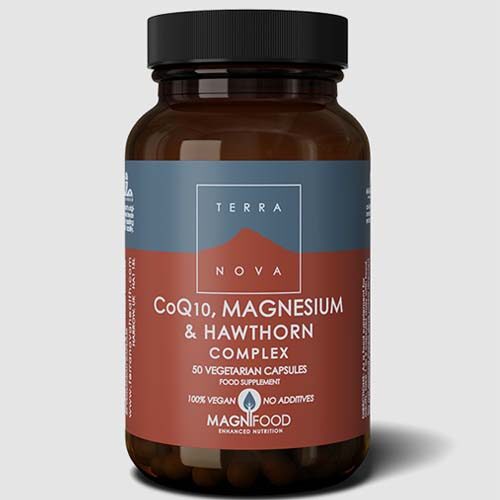 Terra Nova CoQ10 Magnesium and Hawthorn 50 capsules