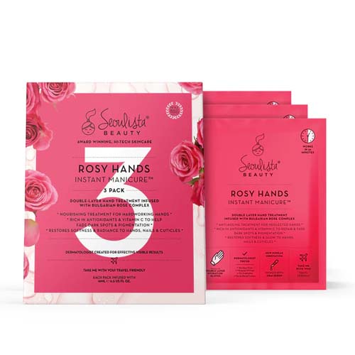 seoulista rosy hands manicure mask 3 pack