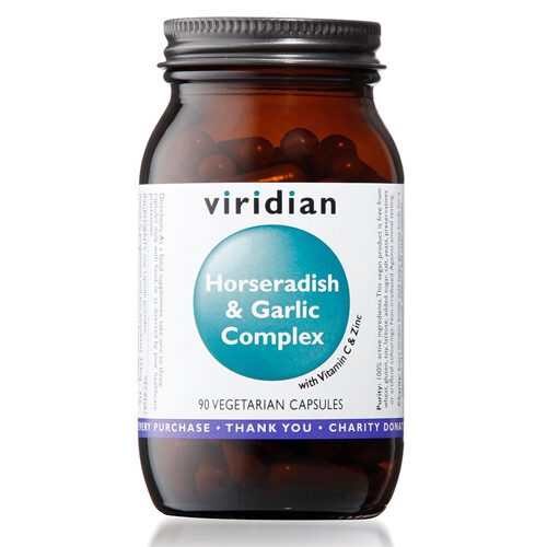 Viridian Horseradish And Garlic Complex 90 Capsules