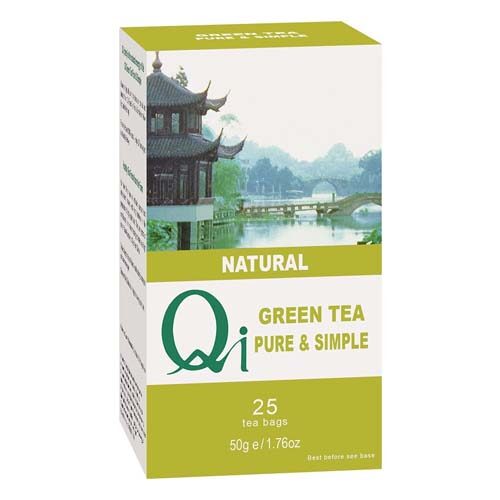 Qi Natural Green Tea 25 bags